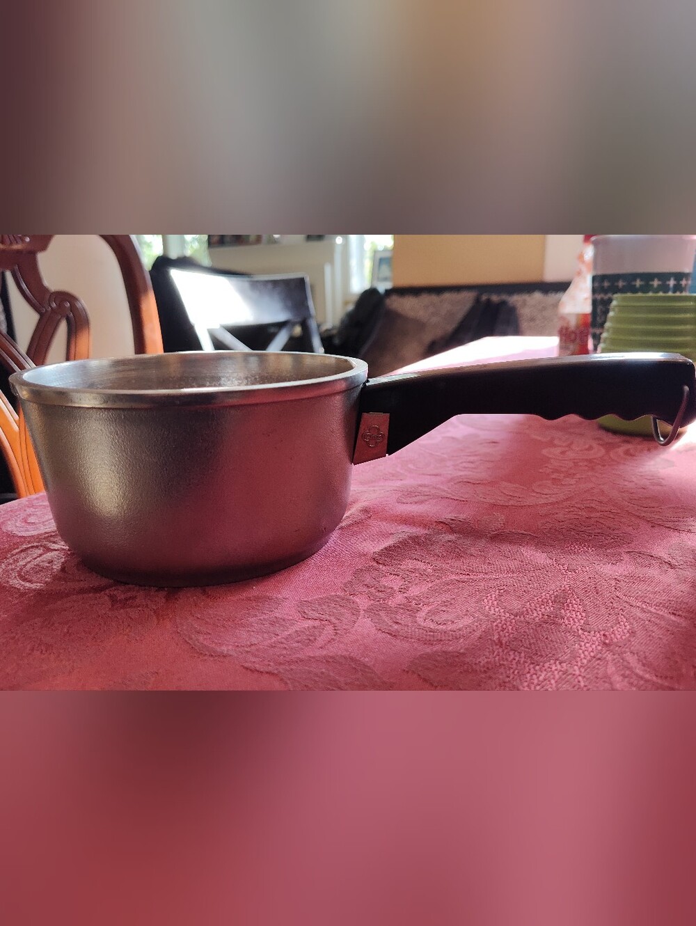 Vintage Club Hammered Aluminum 1 Qt Sauce Pan Pot With Handle, No Lid
